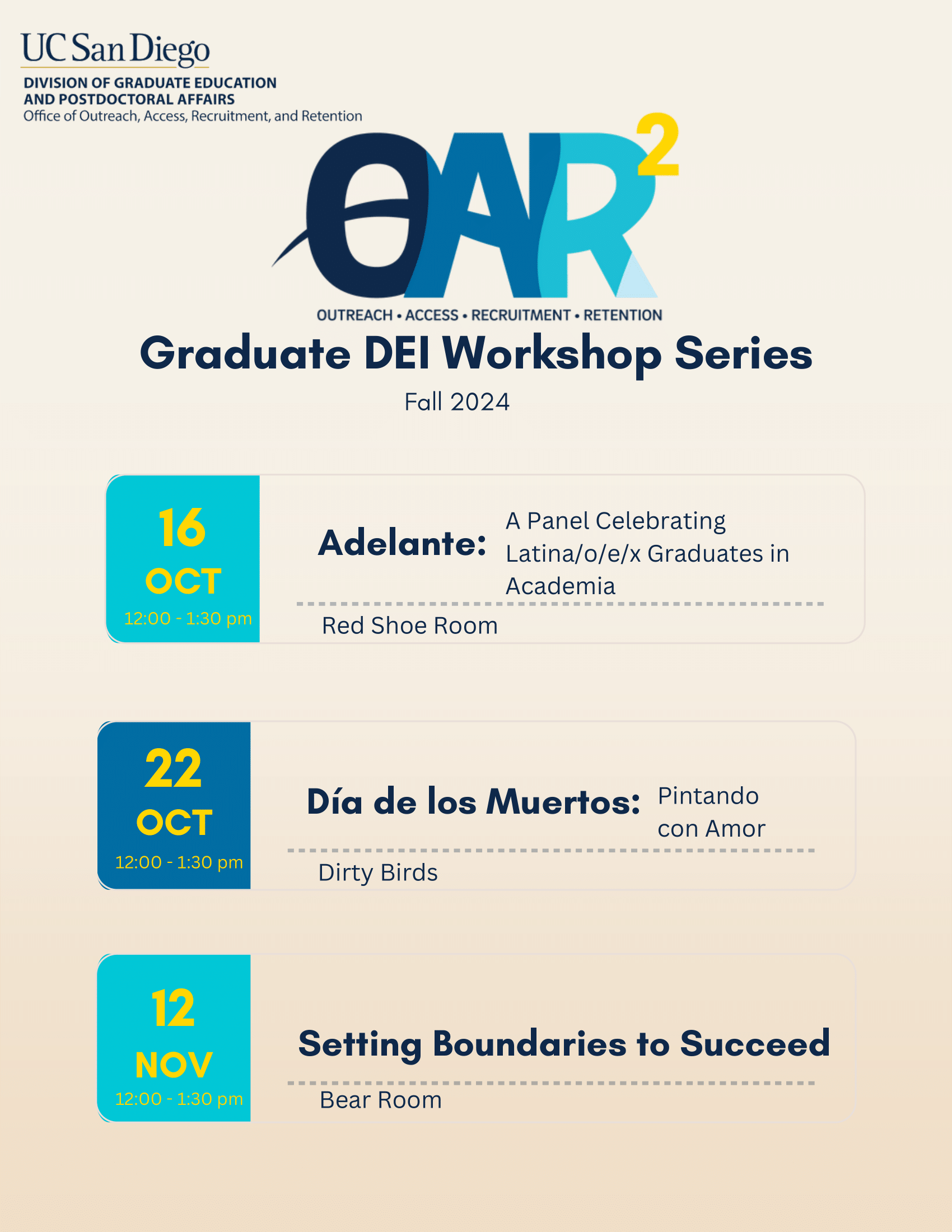 dei workshop flyer